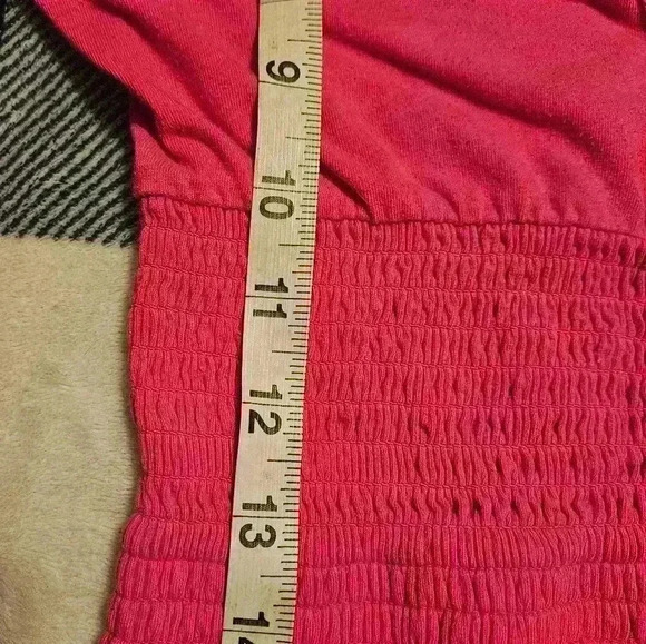 Ambiance Apparel Womens Pink Cropped Cardigan Top Size Large - Picture 6 of 8